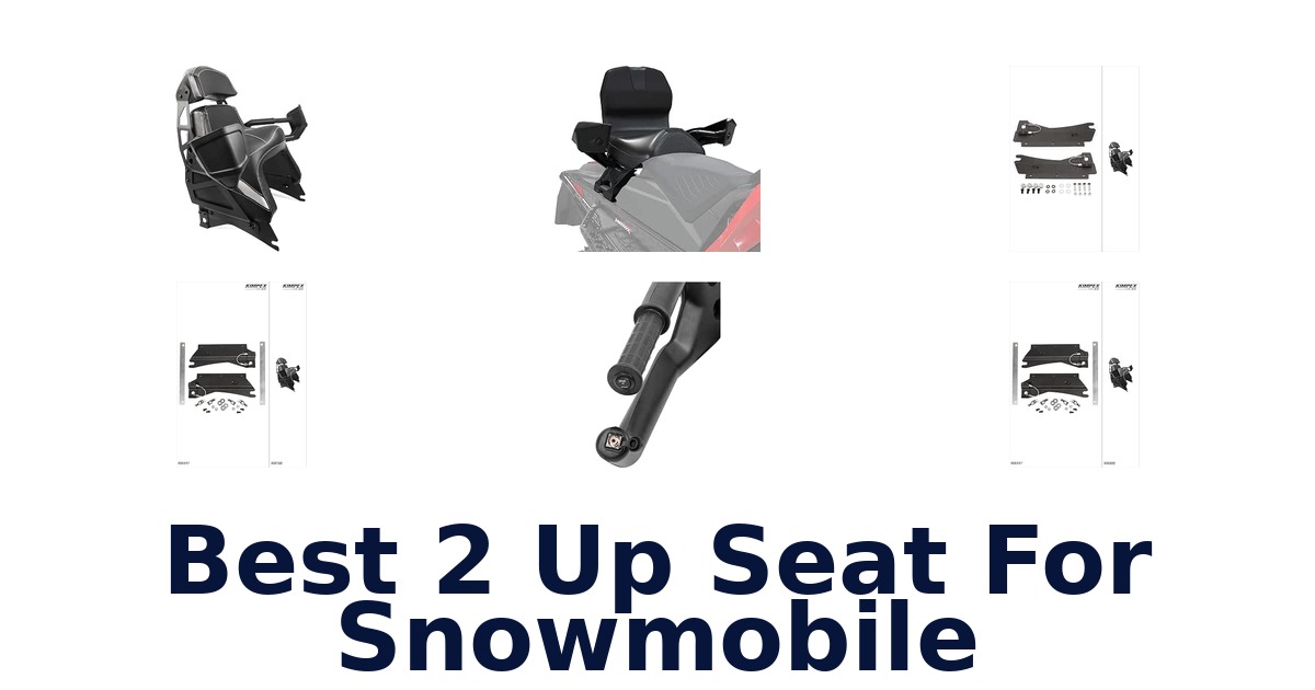 Best 2 Up Seat For Snowmobile