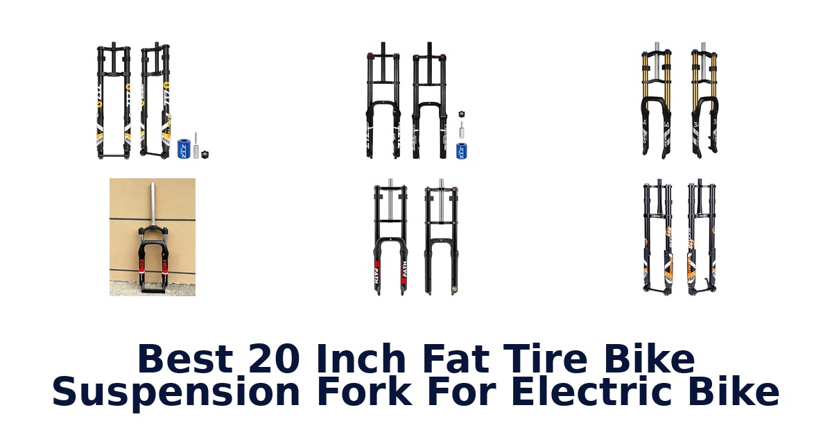 Best 20 Inch Fat Tire Bike Suspension Fork For Electric Bike