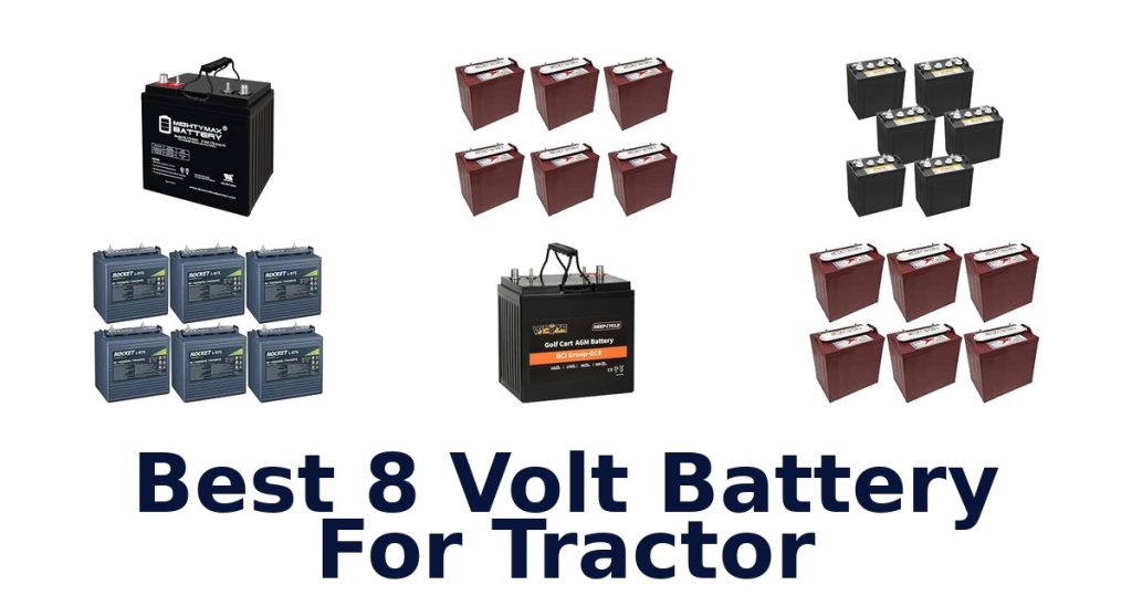 Best 8 Volt Battery For Tractor