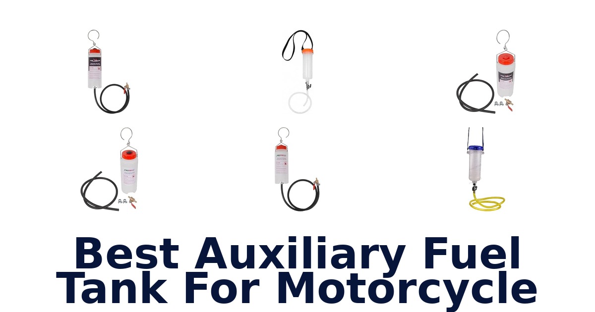 Best Auxiliary Fuel Tank For Motorcycle