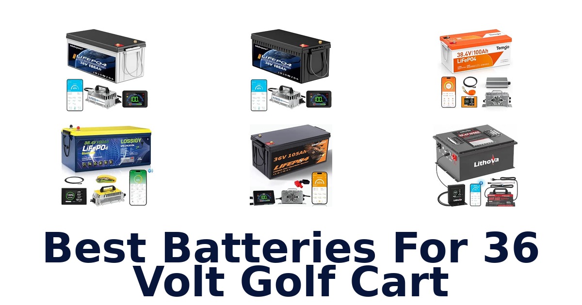 Best Batteries For 36 Volt Golf Cart