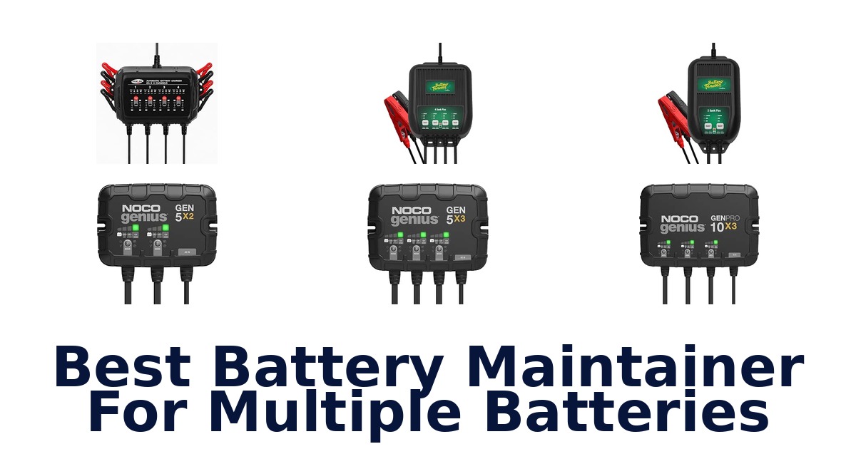 Best Battery Maintainer For Multiple Batteries