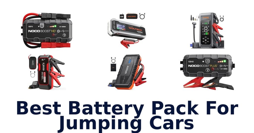 Best Battery Pack For Jumping Cars