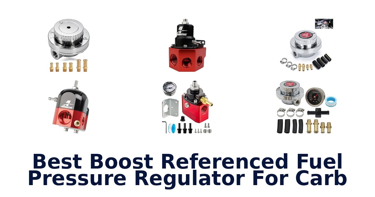 Best Boost Referenced Fuel Pressure Regulator For Carb
