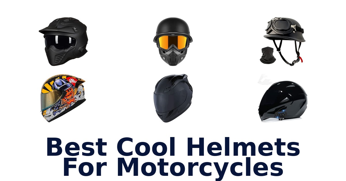 Best Cool Helmets For Motorcycles