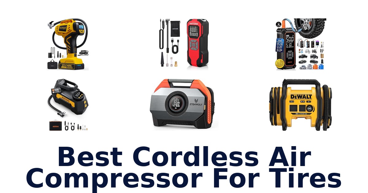 Best Cordless Air Compressor For Tires
