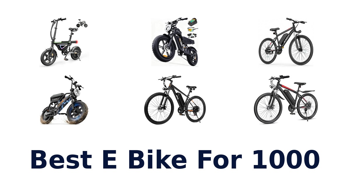 Best E Bike For 1000