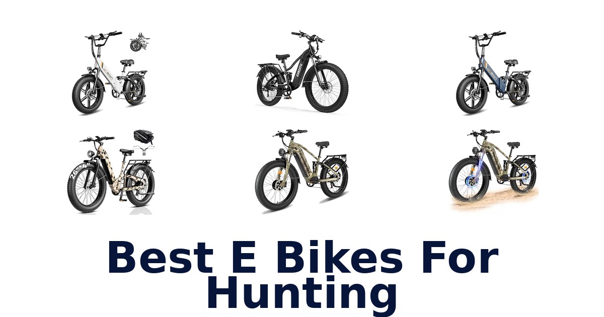 Best E Bikes For Hunting