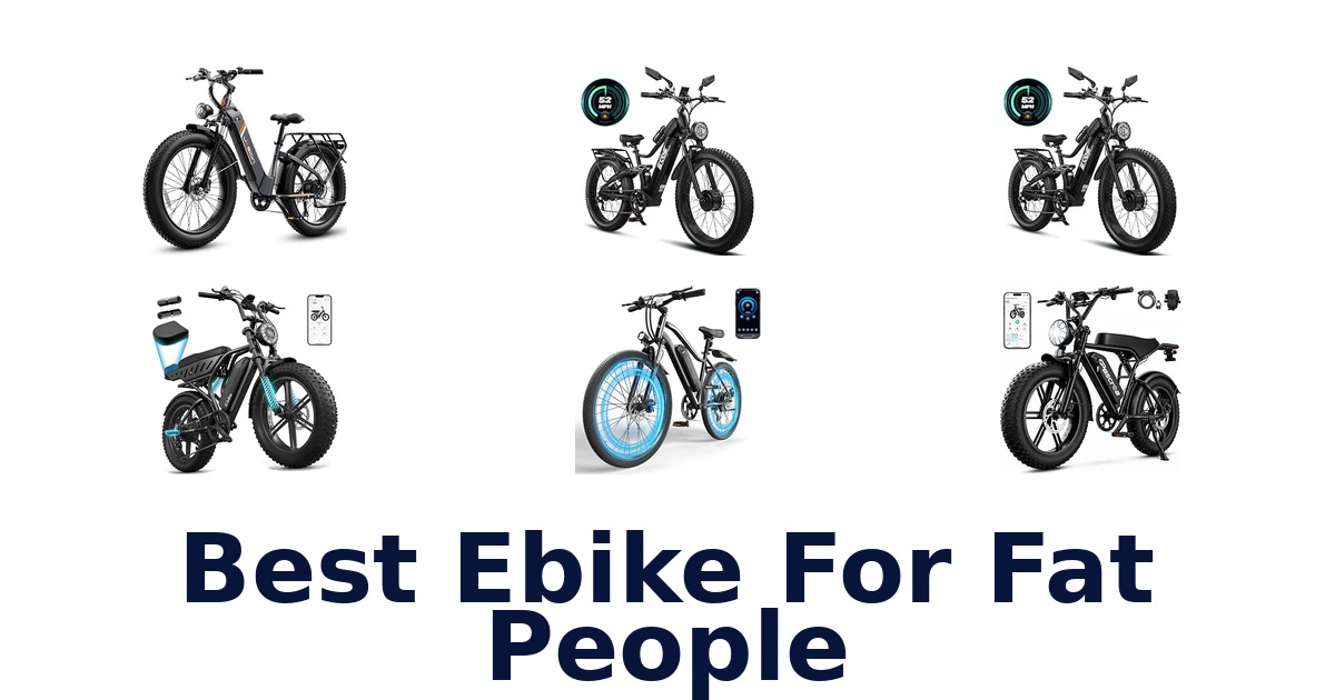 Best Ebike For Fat People