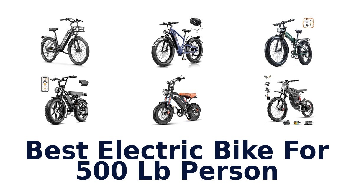 Best Electric Bike For 500 lb Person