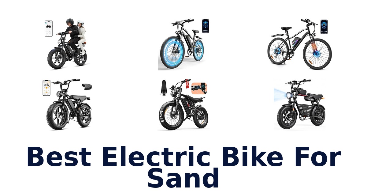 Best Electric Bike For Sand