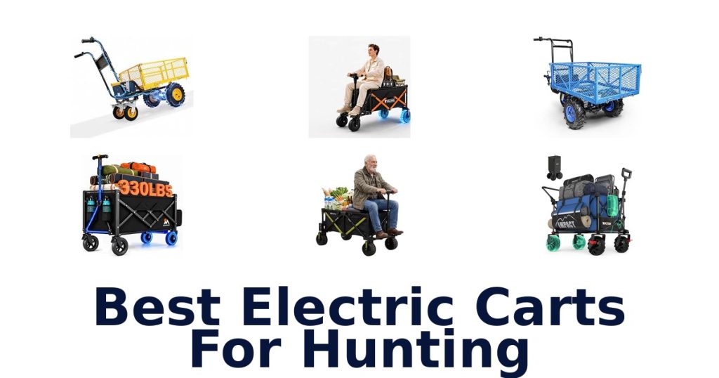 Best Electric Carts For Hunting