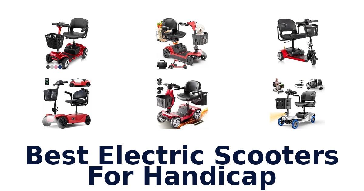 Best Electric Scooters For Handicap