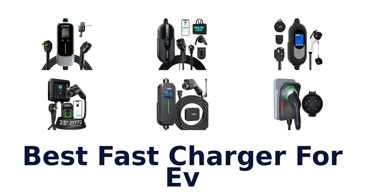 Best Fast Charger For Ev