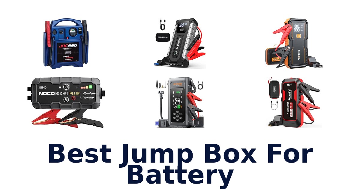 Best Jump Box For Battery