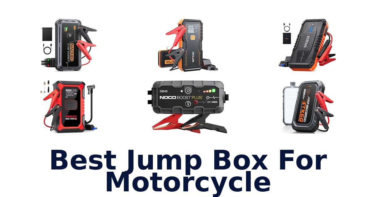 Best Jump Box For Motorcycle