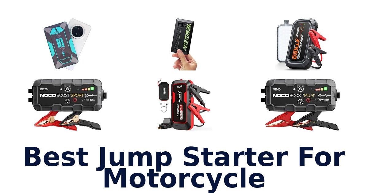 Best Jump Starter For Motorcycle