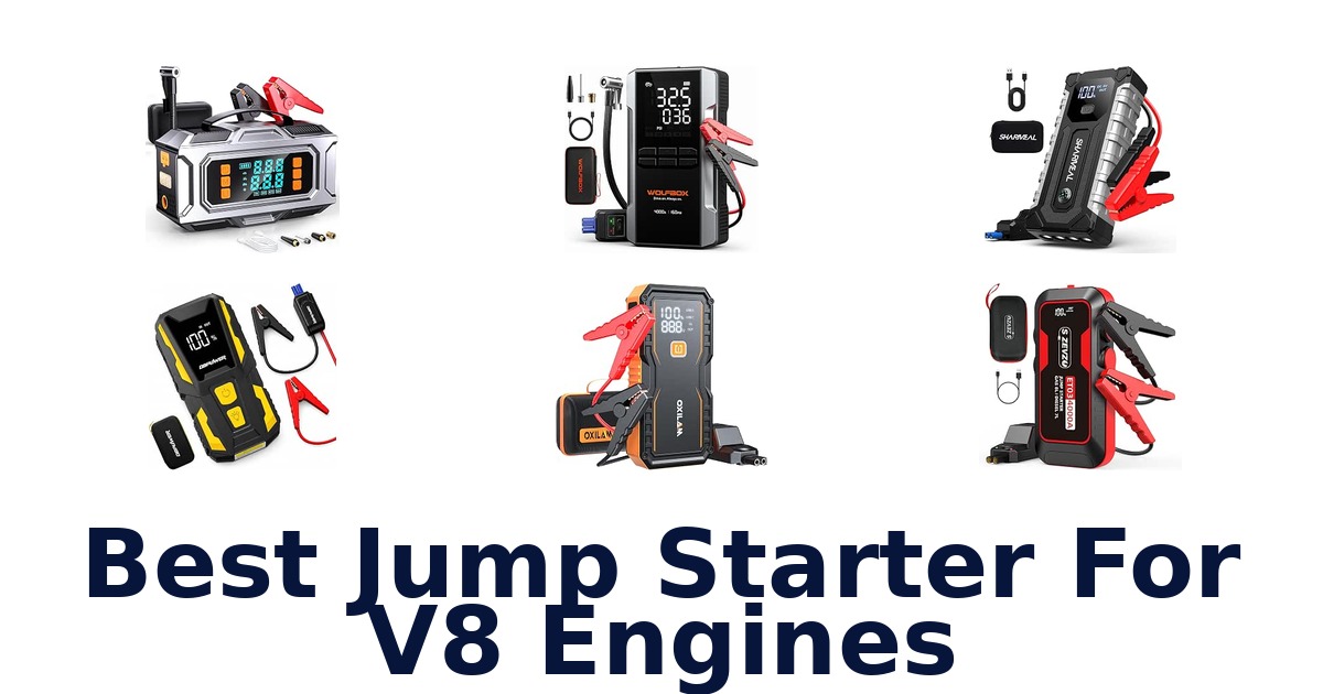 Best Jump Starter For V8 Engines