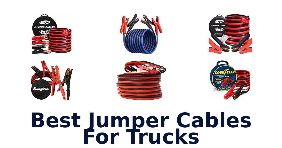 Best Jumper Cables For Trucks