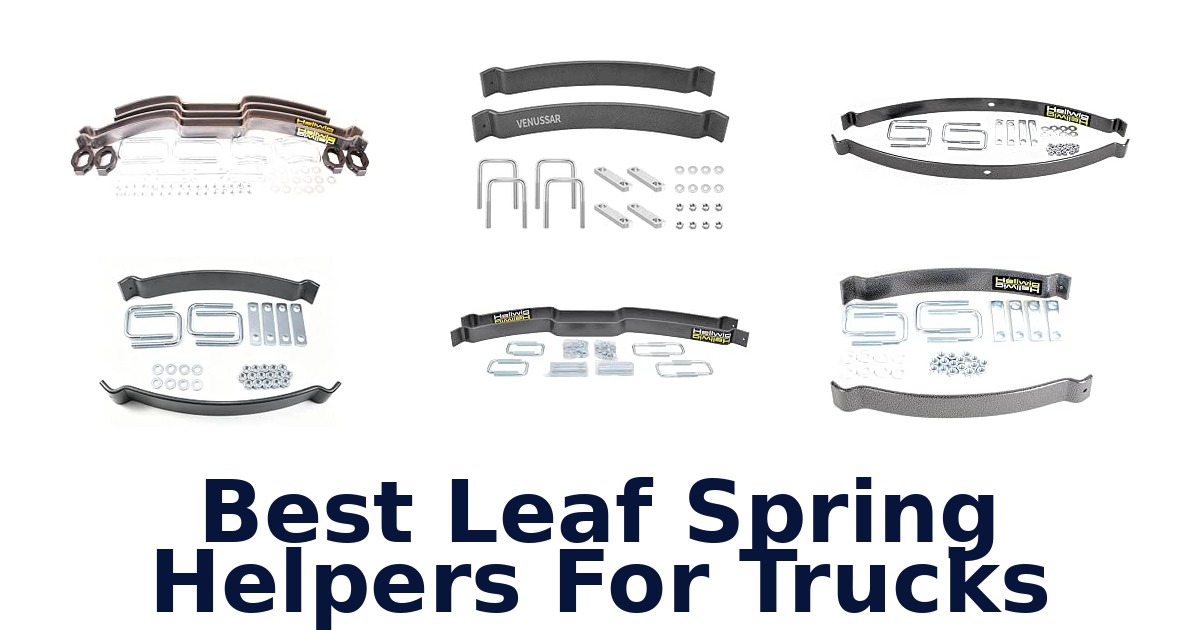 Best Leaf Spring Helpers For Trucks