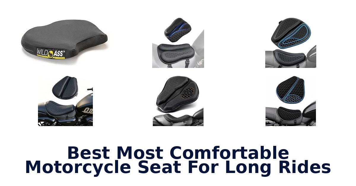 Best Most Comfortable Motorcycle Seat For Long Rides