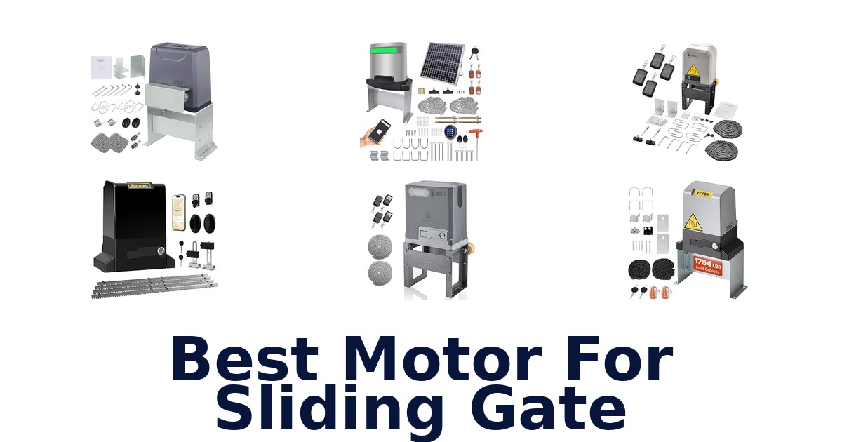 Best Motor For Sliding Gate
