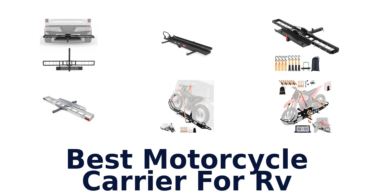 Best Motorcycle Carrier For RV