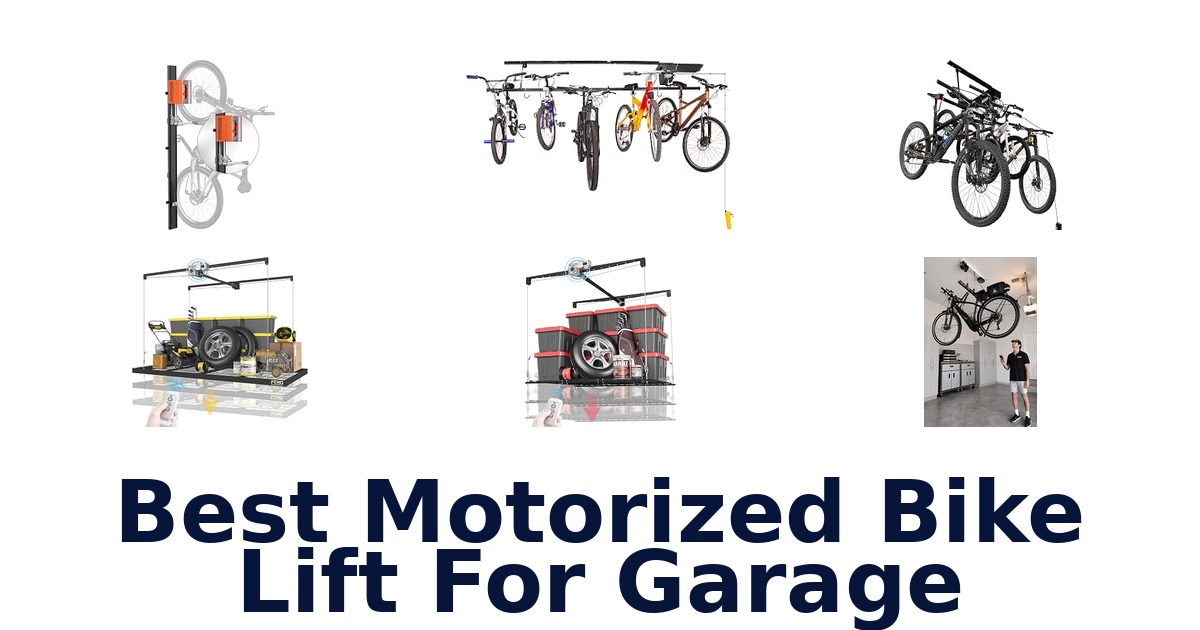 Best Motorized Bike Lift For Garage