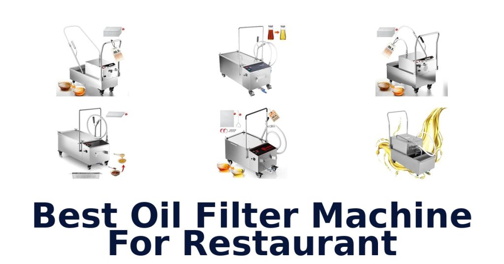 Best Oil Filter Machine For Restaurant