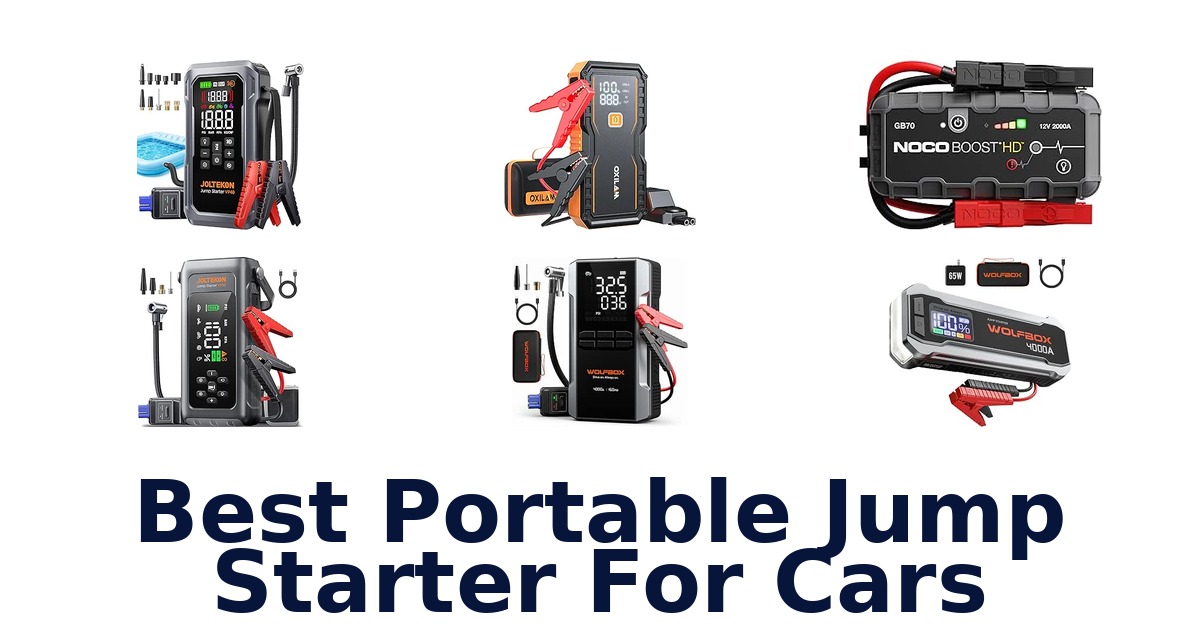 Best Portable Jump Starter For Cars