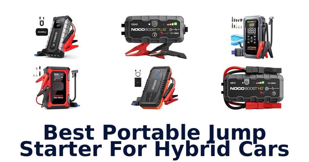 Best Portable Jump Starter For Hybrid Cars