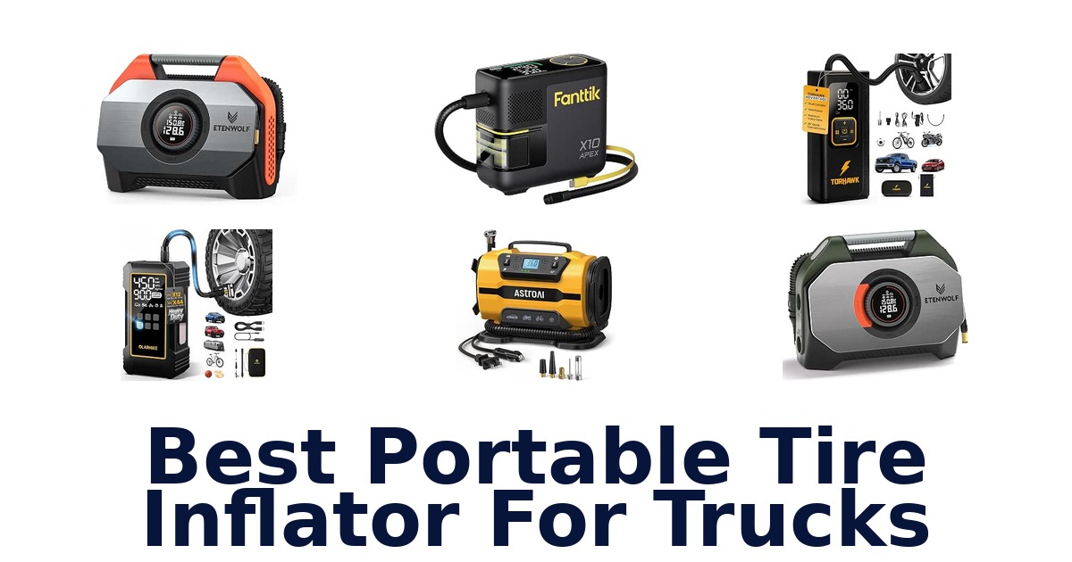 Best Portable Tire Inflator For Trucks