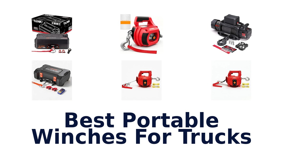 Best Portable Winches For Trucks