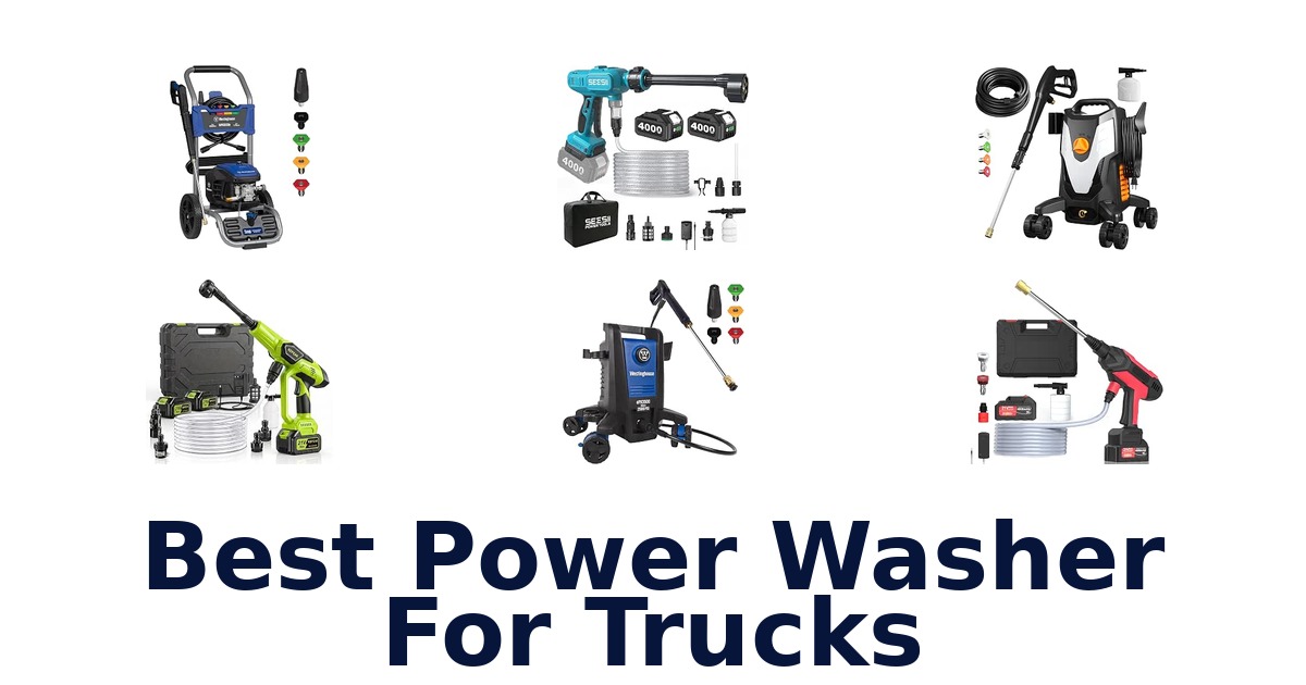 Best Power Washer For Trucks
