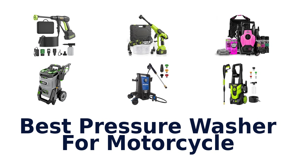 Best Pressure Washer For Motorcycle