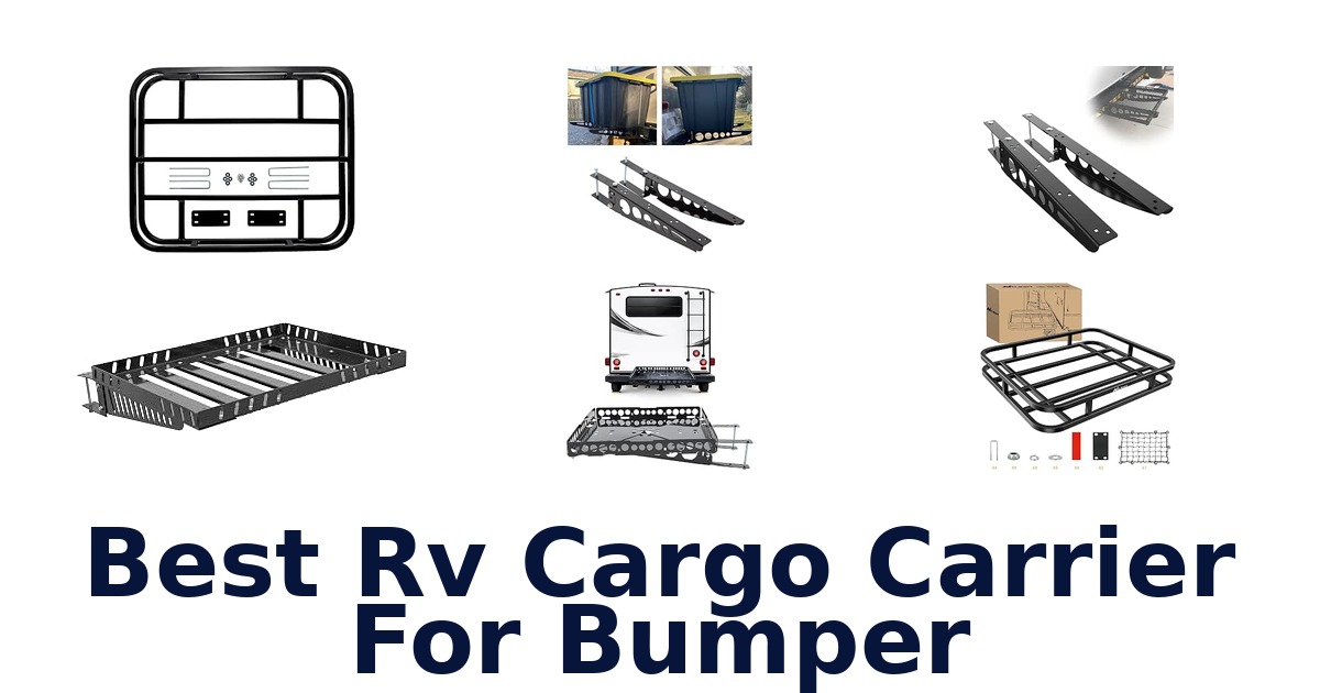 Best RV Cargo Carrier For Bumper