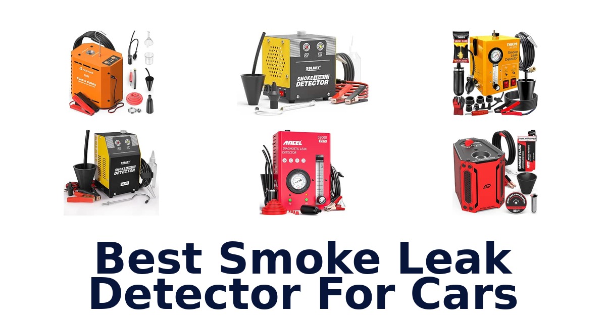 Best Smoke Leak Detector For Cars