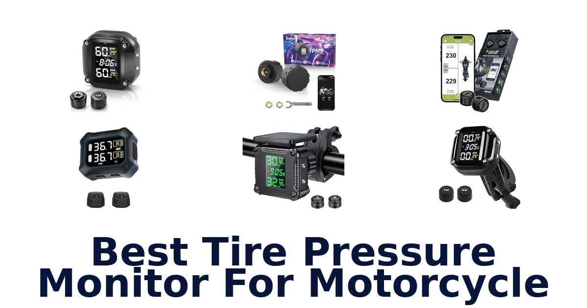 Best Tire Pressure Monitor For Motorcycle