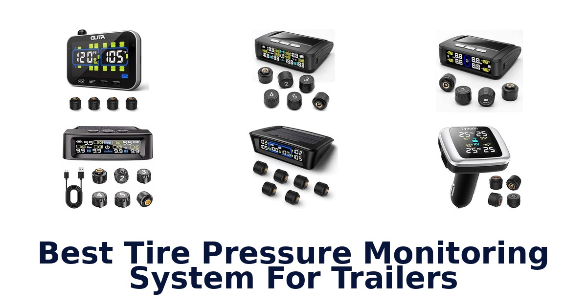 Best Tire Pressure Monitoring System For Trailers