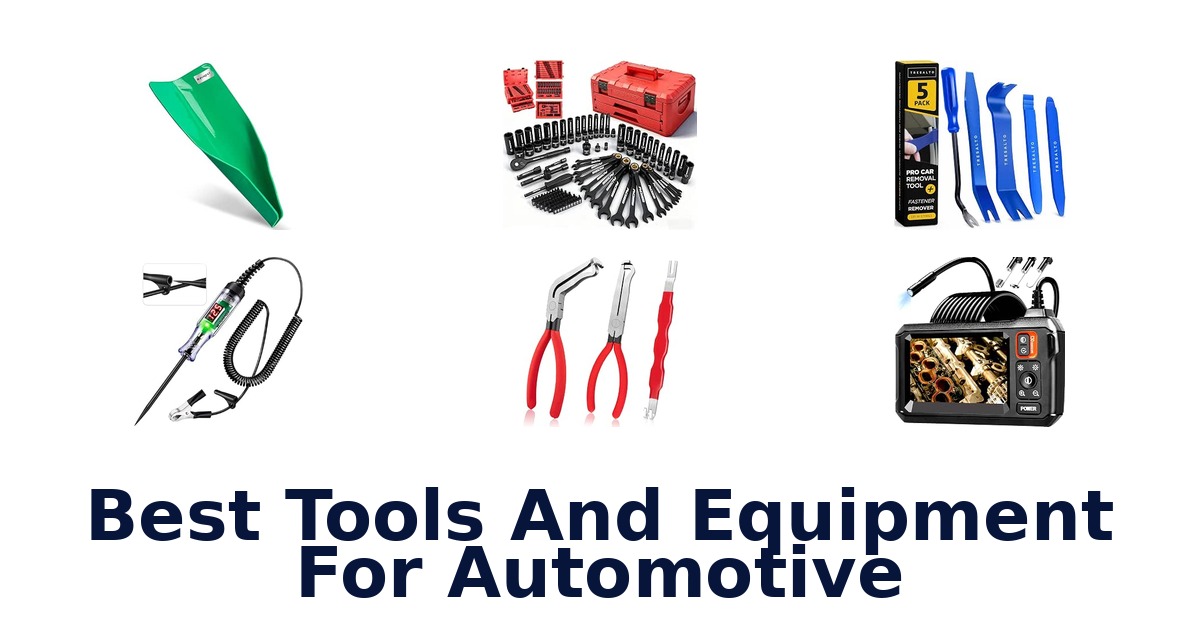 Best Tools And Equipment For Automotive